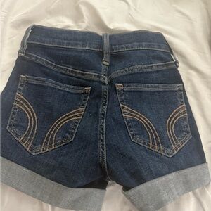 Hollister Navy Denim Shorts